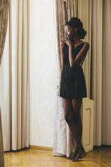 Fototapeta premium Young black woman