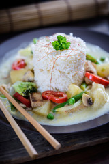 Tofu-Gemüse-Curry