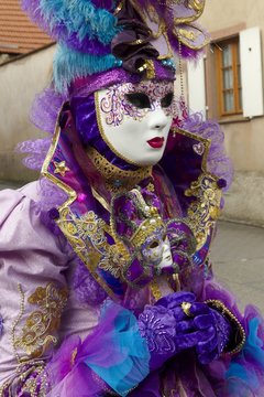 carnaval v&eacute;nitien de rosheim en alsace
