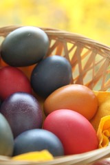 Ostern gefärbte Eier - Colorful Easter eggs