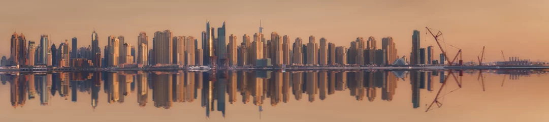 Tuinposter The beauty panorama of Dubai marina. UAE © boule1301