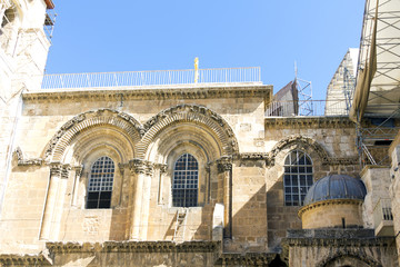 Temple of the Holy Sepulchre in Jerusalem, Israel, Summer 2013