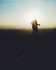 Silhouette of a man