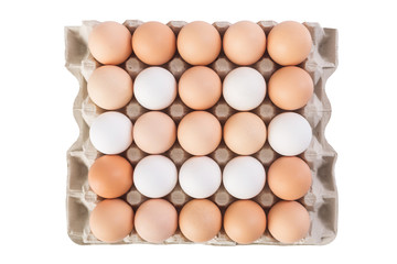 Egg in a packing , various inscriptions of eggs