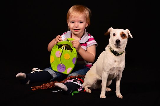 Child With Dog