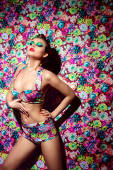 Naklejka premium floral pattern