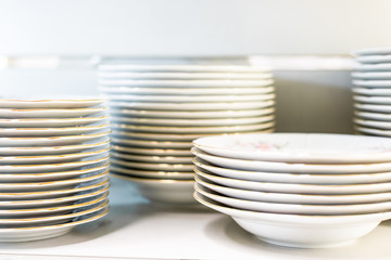 Dishes in the kitchen