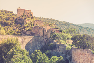 View of Saint Saturnin les Apt, Provence, France