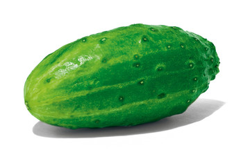 Cucumberon a white background