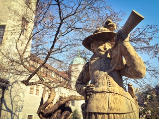 Jägerfigur am Jägerhof in Dresden