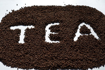 Черный гранулированный чай