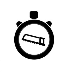 Scie à dents dans un chronomètre