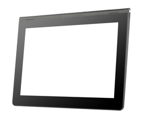 Black tablet computer
