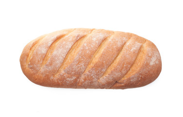 Fresh bread isolated on a white background