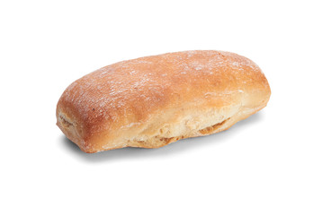 Fresh bread isolated on a white background