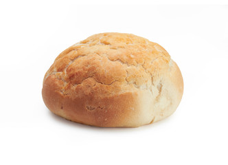 Fresh bread isolated on a white background