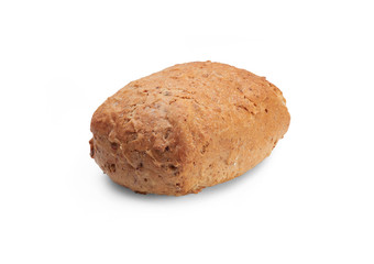 Fresh bread isolated on a white background