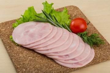 Sliced ham