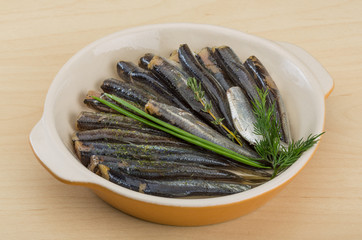 Salted anchovy