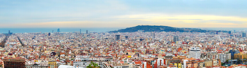 Naklejka premium Barcelona cityscape