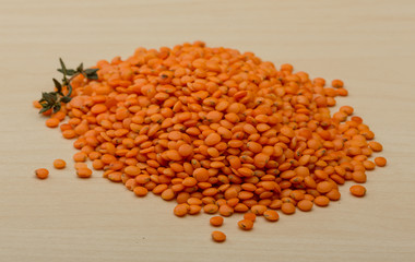 Orange lentils