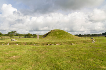 Obraz premium Bryn Celli Ddu prehistoric passage tomb.