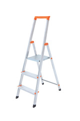Aluminum metal step-ladder