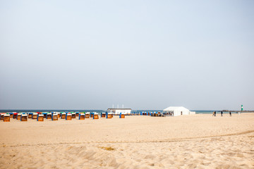 Fototapeta premium Strand in Warnemünde