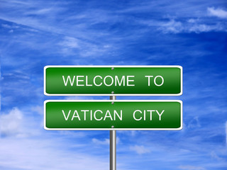 Vatican City Travel Sign