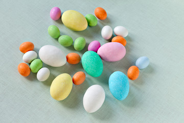 Colorful Sugar Eggs