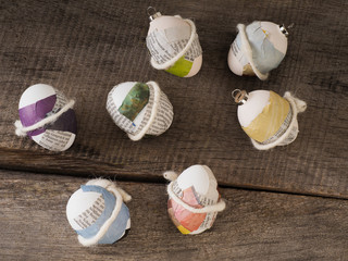 Selbstgebastelte Ostereier