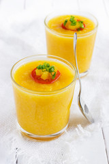 yellow tomato soup Gazpacho