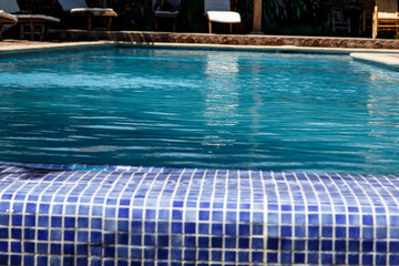 pool closeup photography