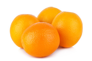 resh orange isolated on white background.