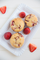 Erdbeer Muffins