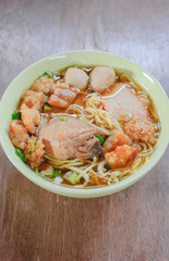 chicken Noodle Soup in Bowl