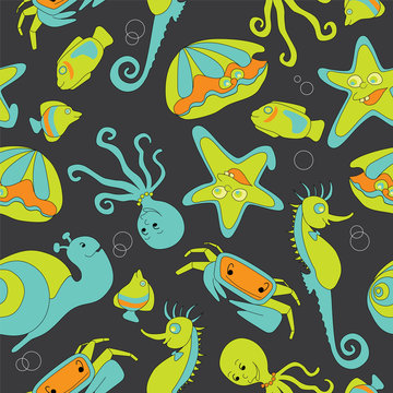 Deep sea pattern