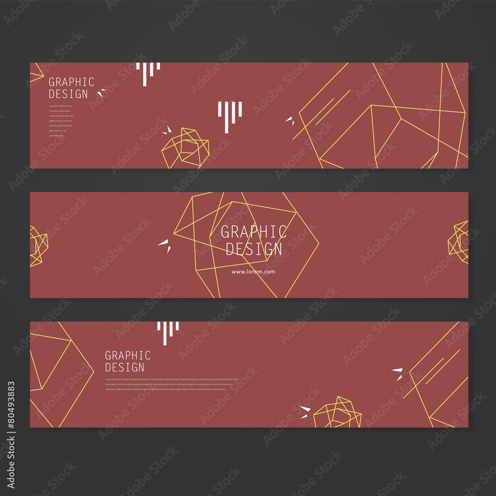 Canvas Prints simplicity banner template design