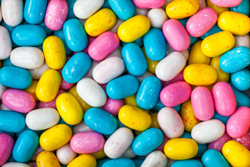 Candy eggs background