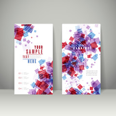 lovely brochure template design