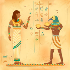 Egyptian art of human