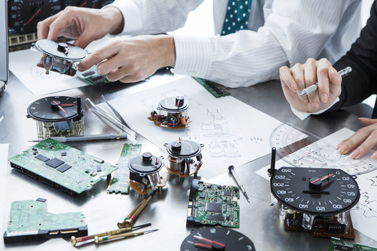 People who are research and development of car parts