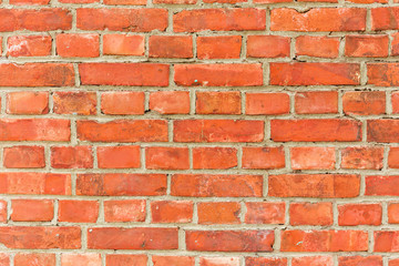 Red brick wall background