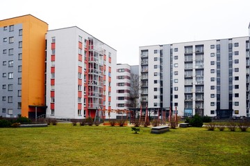Vilnius city houses in Zirmunai district Nord city