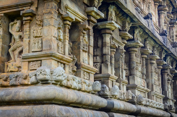 Obraz premium Hindu God Statue in Brihadeeswarar Temple