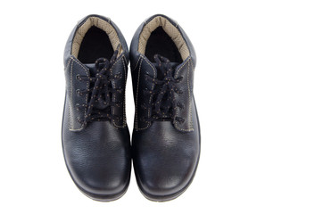 working boots isolated on white background