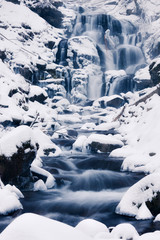 Winter waterfall