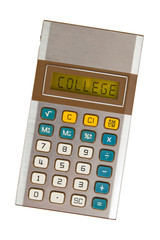 Old calculator - college