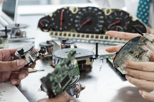 Development team of automobile meter