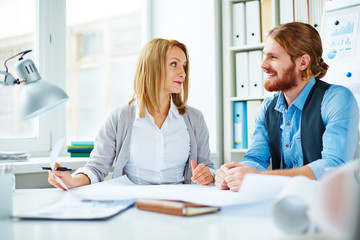 Fototapeta premium Two designers